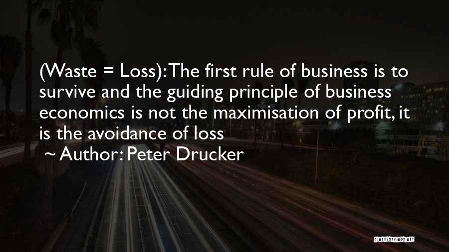 Profit Maximisation Quotes By Peter Drucker