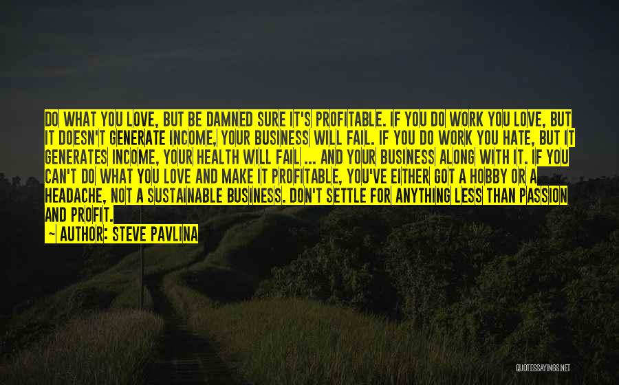 Profitable Business Quotes By Steve Pavlina