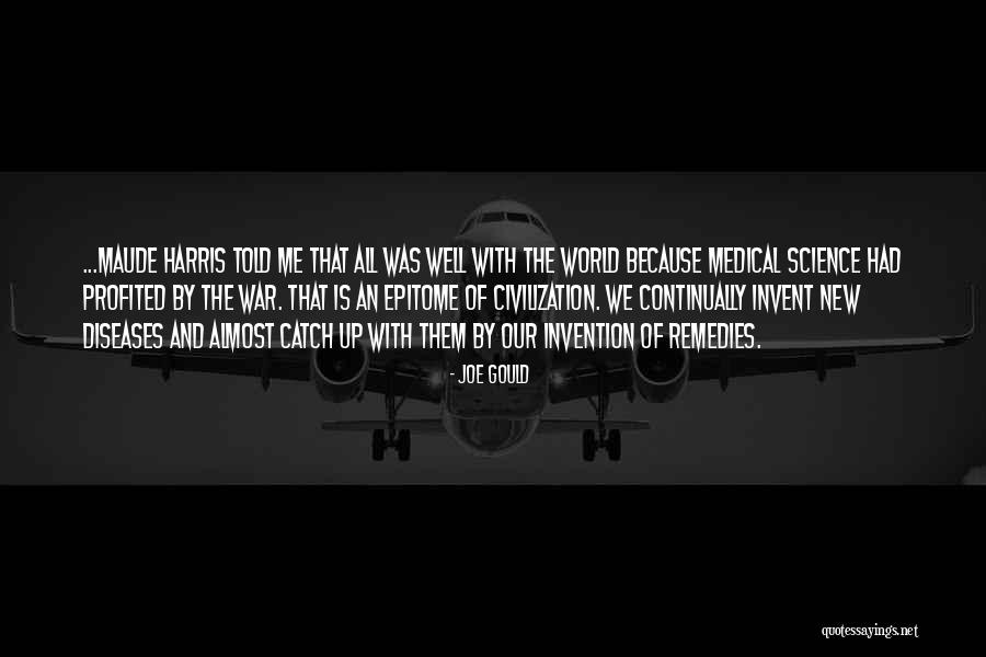 Profited Quotes By Joe Gould Profited Quotes By Joe Gould