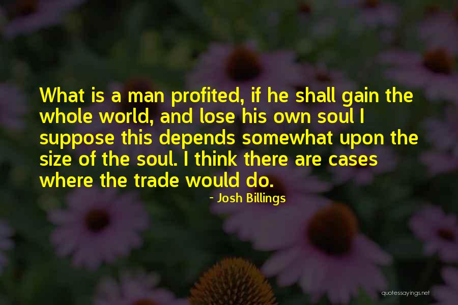 Profited Quotes By Josh Billings Profited Quotes By Josh Billings