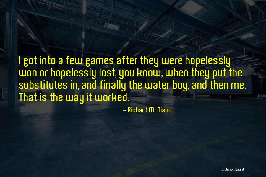Profiter Synonyme Quotes By Richard M. Nixon Profiter Synonyme Quotes By Richard M. Nixon