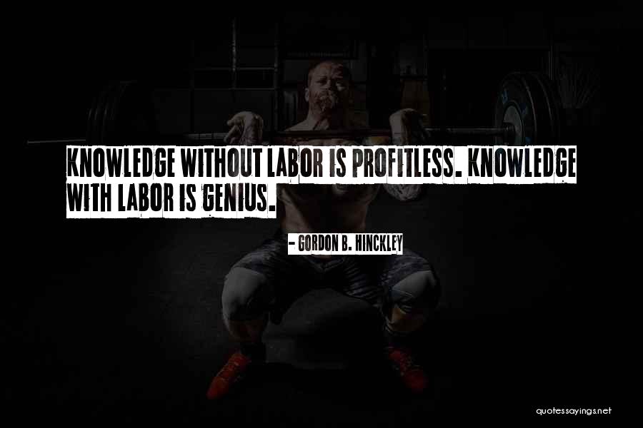 Profitless Quotes By Gordon B. Hinckley Profitless Quotes By Gordon B. Hinckley