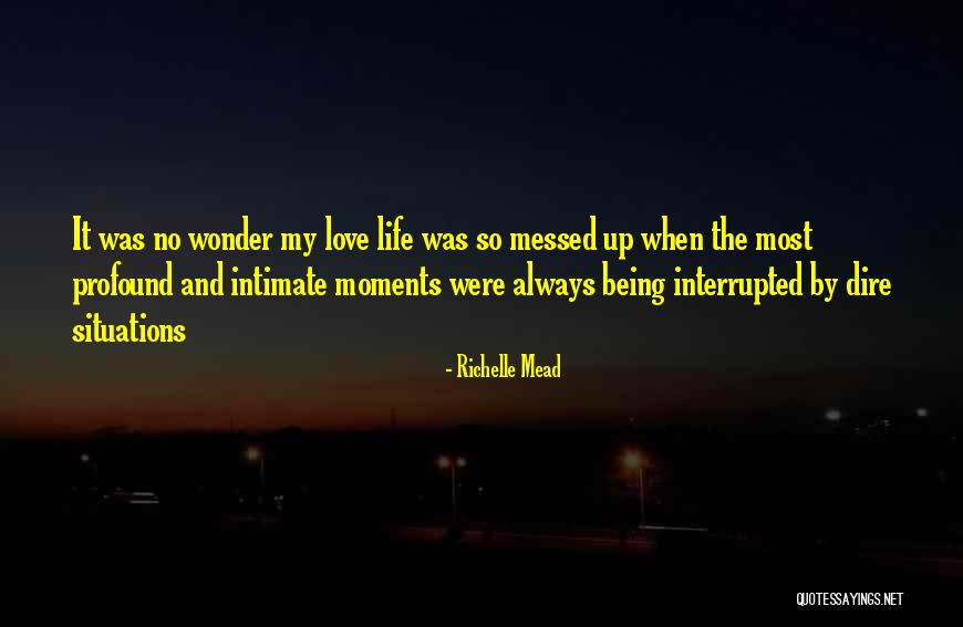 Profound Life And Love Quotes By Richelle Mead