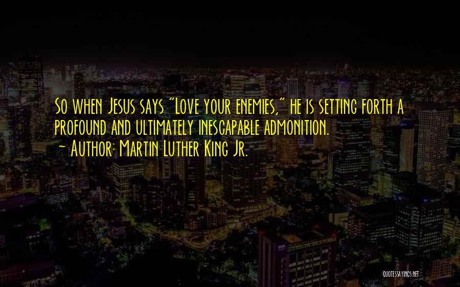 Profound Love Quotes By Martin Luther King Jr.