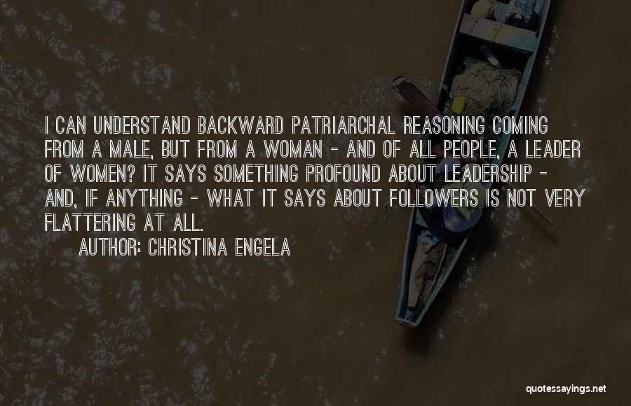 Profound Quotes By Christina Engela