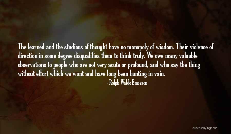 Profound Wisdom Quotes By Ralph Waldo Emerson Profound Wisdom Quotes By Ralph Waldo Emerson