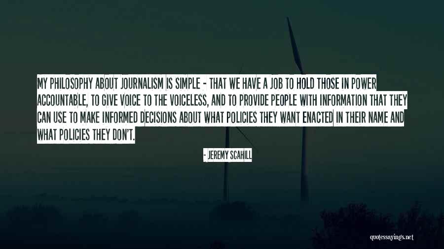 Profoundness Quotes By Jeremy Scahill Profoundness Quotes By Jeremy Scahill