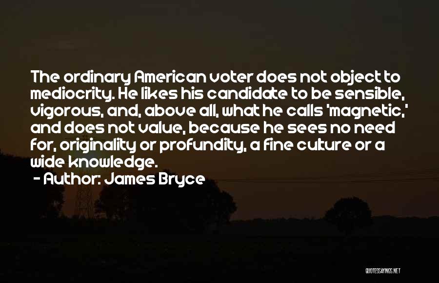 Profundity Quotes By James Bryce