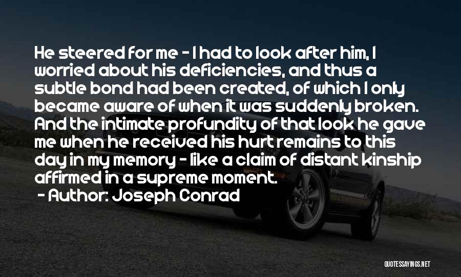 Profundity Quotes By Joseph Conrad