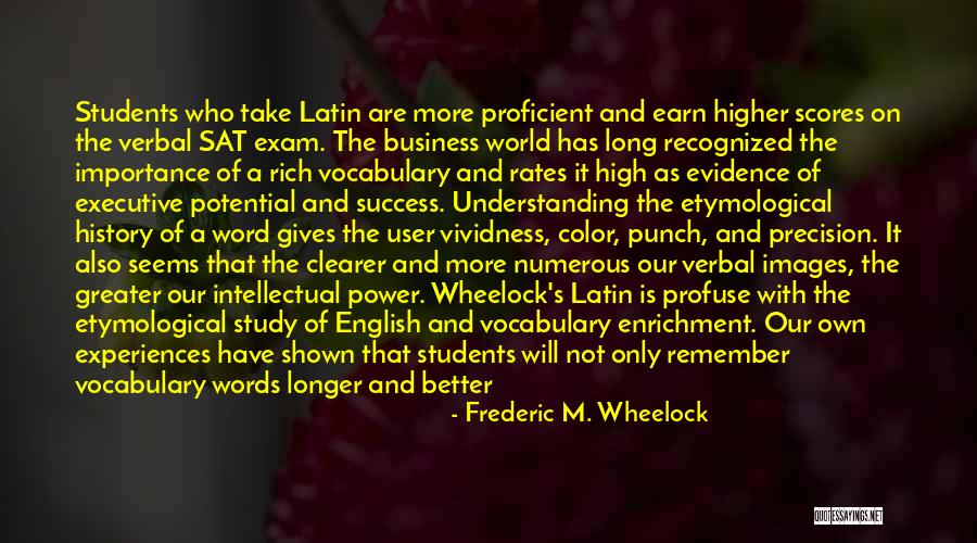 Profuse Quotes By Frederic M. Wheelock Profuse Quotes By Frederic M. Wheelock