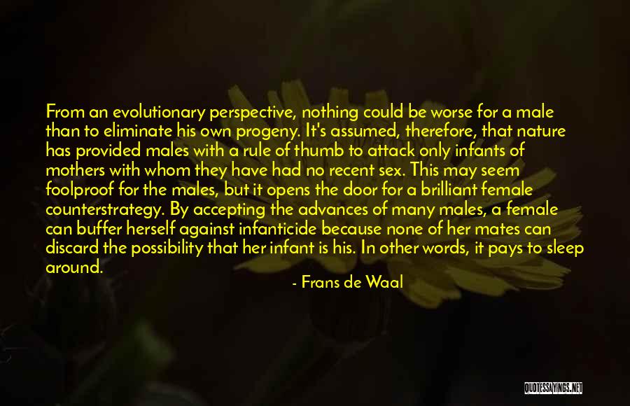 Progeny Quotes By Frans De Waal