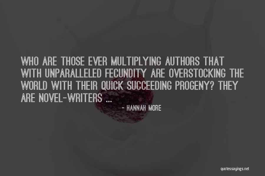 Progeny Quotes By Hannah More