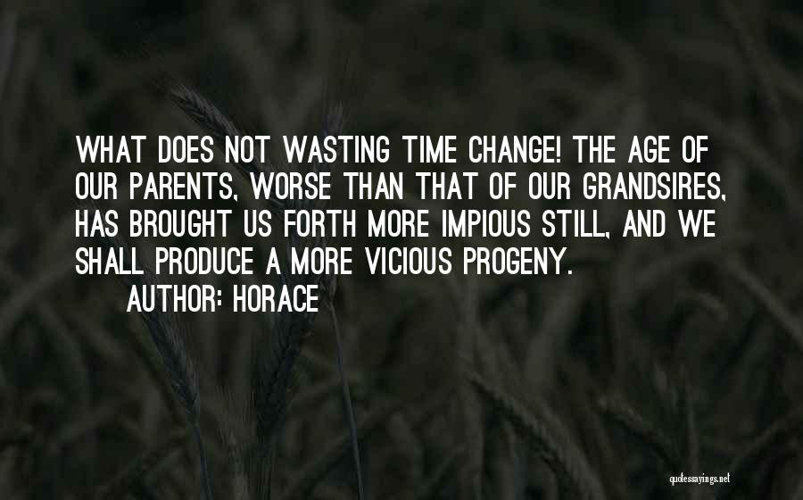 Progeny Quotes By Horace