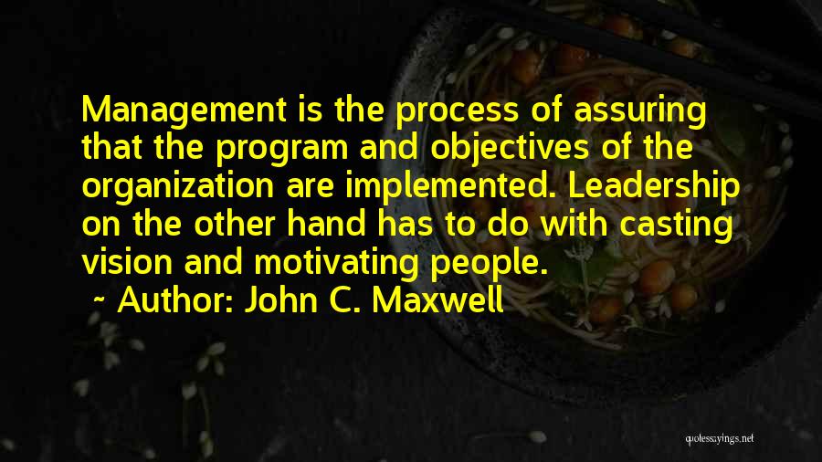 Program Management Quotes By John C. Maxwell