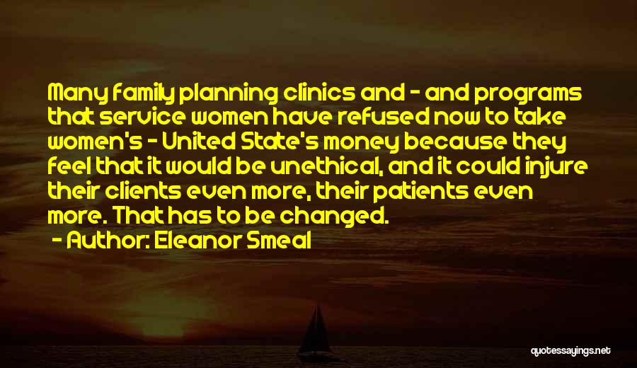 Program Planning Quotes By Eleanor Smeal