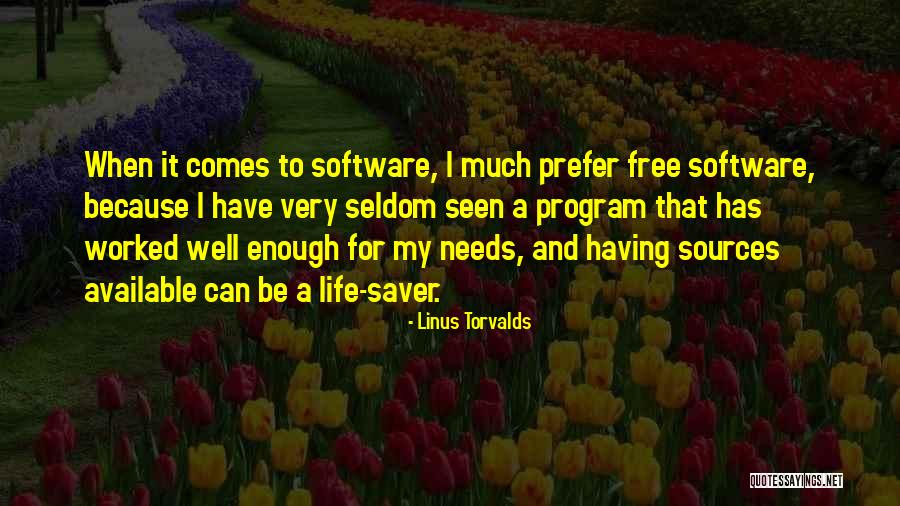 Program Quotes By Linus Torvalds