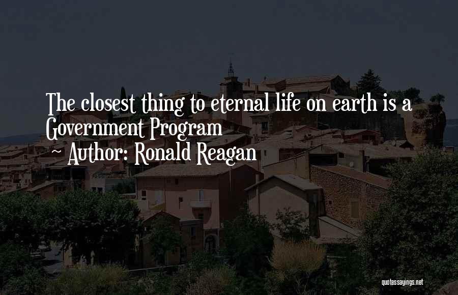 Program Quotes By Ronald Reagan