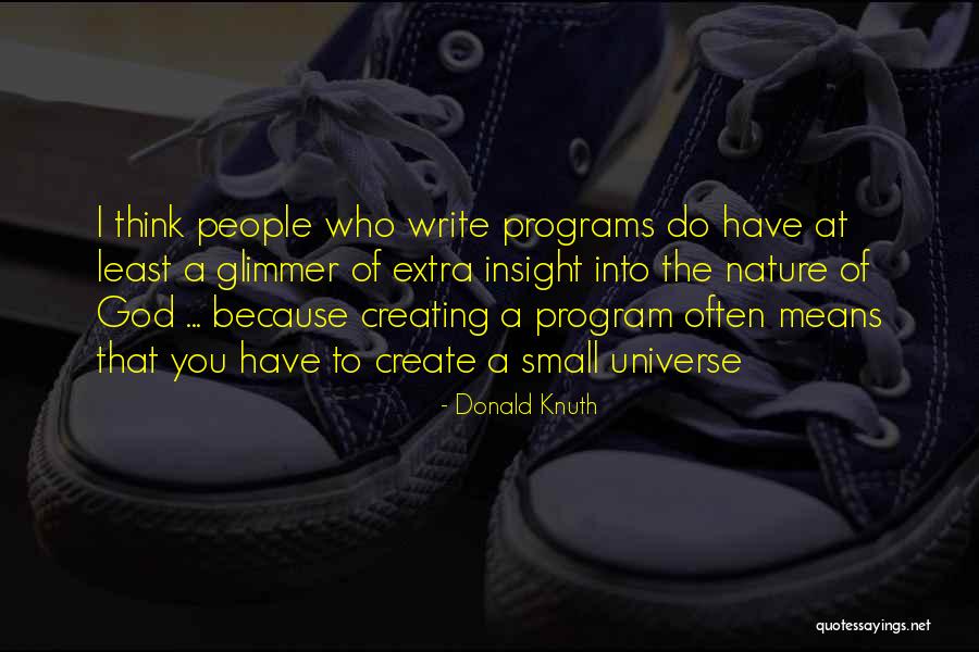 Program To Create Quotes By Donald Knuth Program To Create Quotes By Donald Knuth