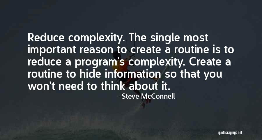 Program To Create Quotes By Steve McConnell Program To Create Quotes By Steve McConnell