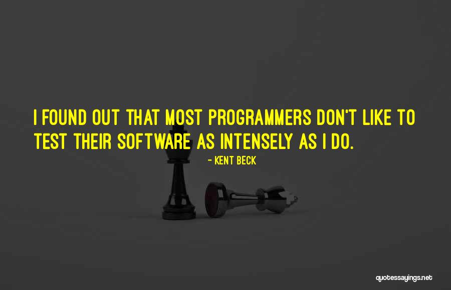 Programmers Quotes By Kent Beck Programmers Quotes By Kent Beck