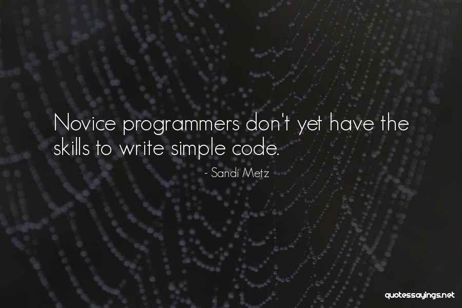 Programmers Quotes By Sandi Metz Programmers Quotes By Sandi Metz