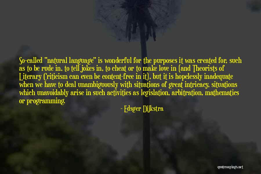 Programming Language Quotes By Edsger Dijkstra Programming Language Quotes By Edsger Dijkstra