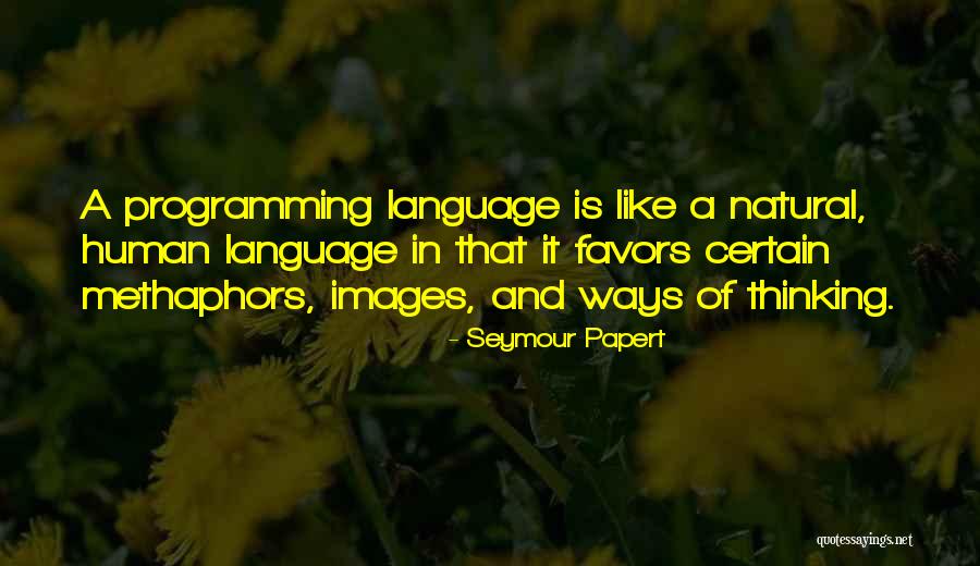 Programming Language Quotes By Seymour Papert Programming Language Quotes By Seymour Papert