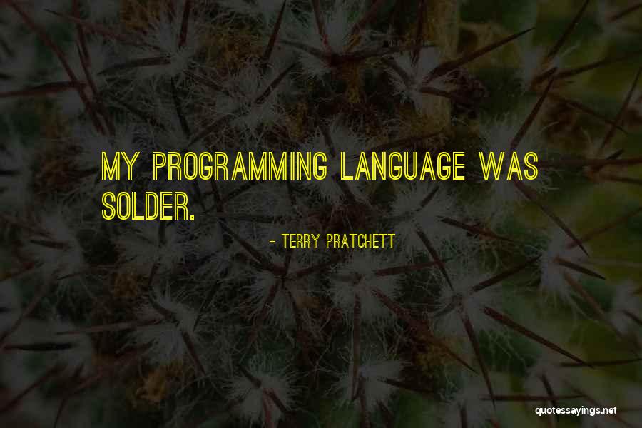 Programming Language Quotes By Terry Pratchett Programming Language Quotes By Terry Pratchett