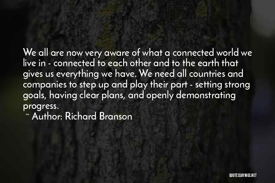 Progress And Goals Quotes By Richard Branson