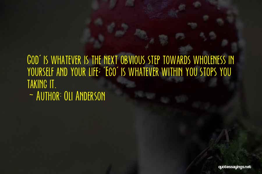 Progress And Growth Quotes By Oli Anderson