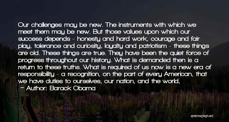 Progress And Hard Work Quotes By Barack Obama