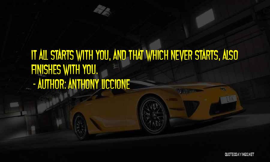 Progress And Success Quotes By Anthony Liccione