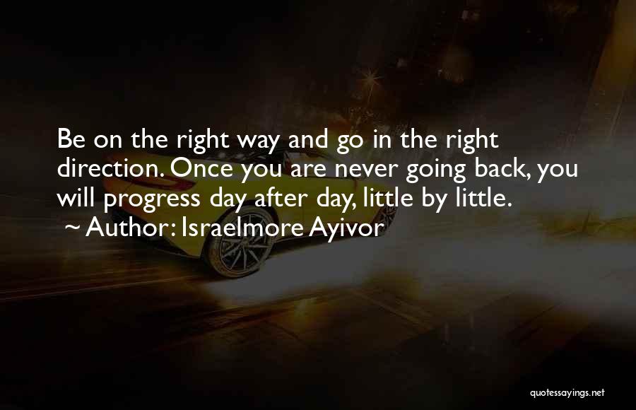 Progress And Success Quotes By Israelmore Ayivor