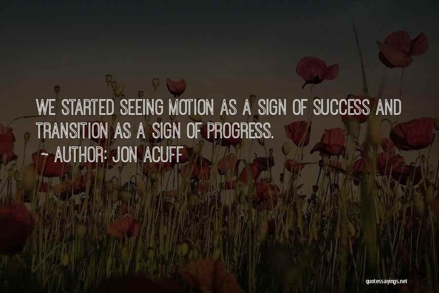 Progress And Success Quotes By Jon Acuff