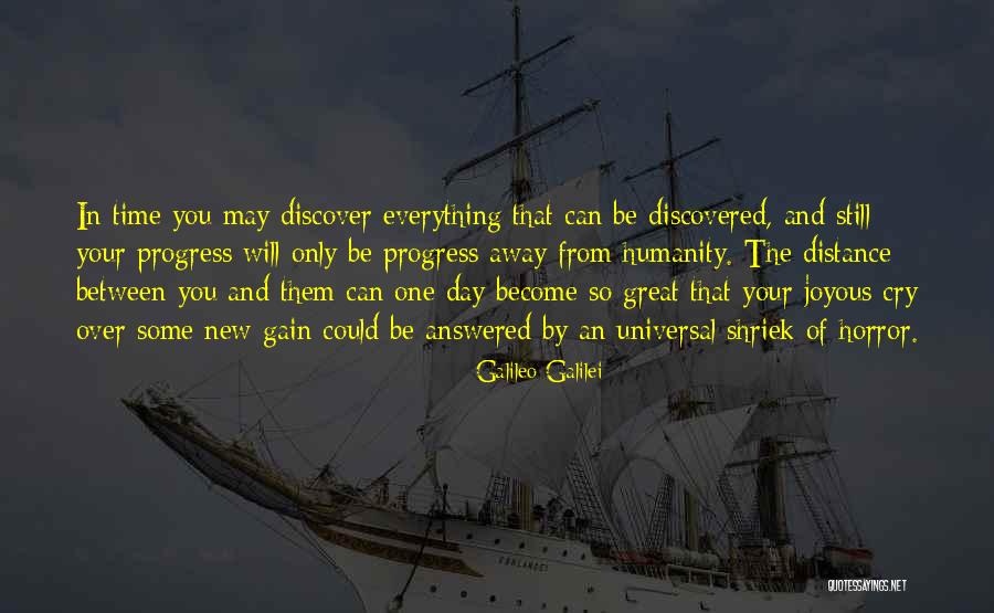 Progress In Science Quotes By Galileo Galilei