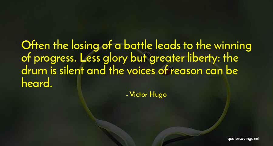 Progress In Silent Quotes By Victor Hugo