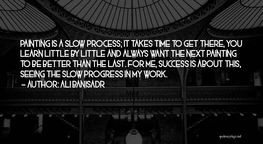 Progress Is A Slow Process Quotes By Ali Banisadr