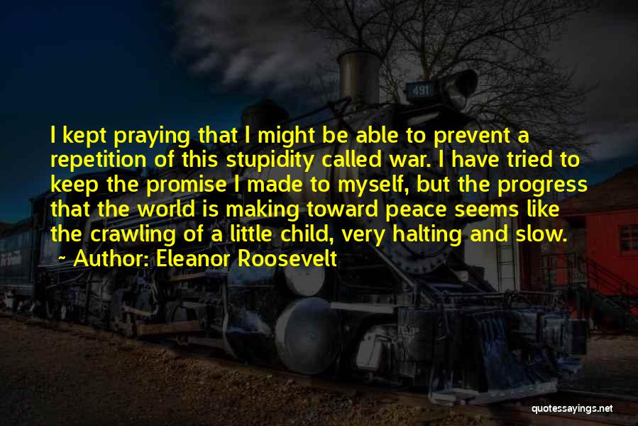 Progress Is Slow Quotes By Eleanor Roosevelt