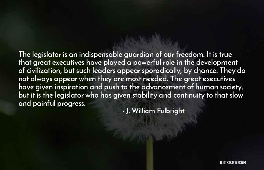 Progress Is Slow Quotes By J. William Fulbright