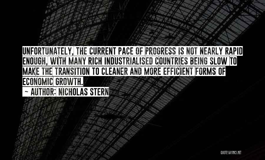 Progress Is Slow Quotes By Nicholas Stern