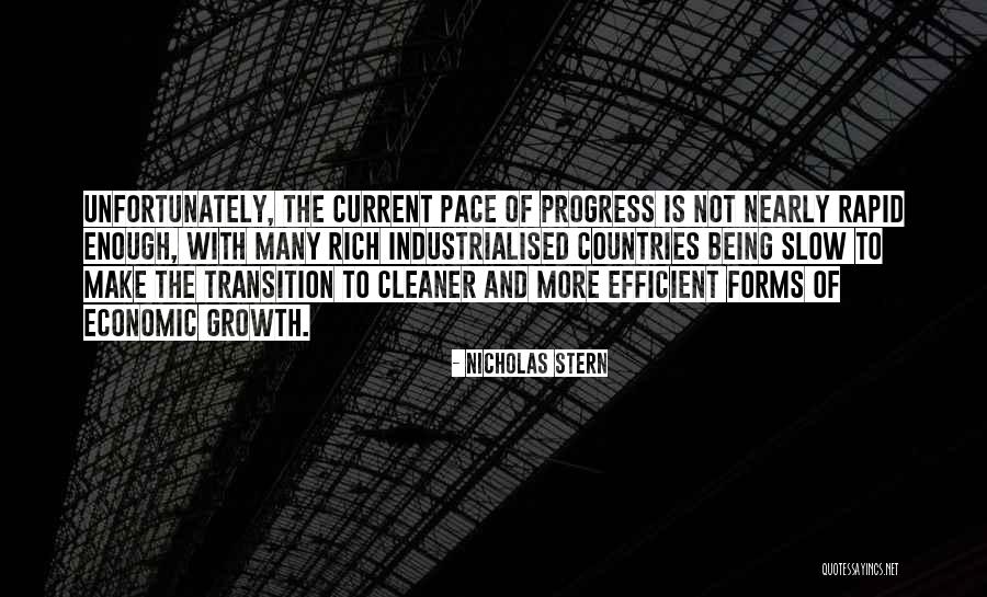 Progress Is Slow Quotes By Nicholas Stern