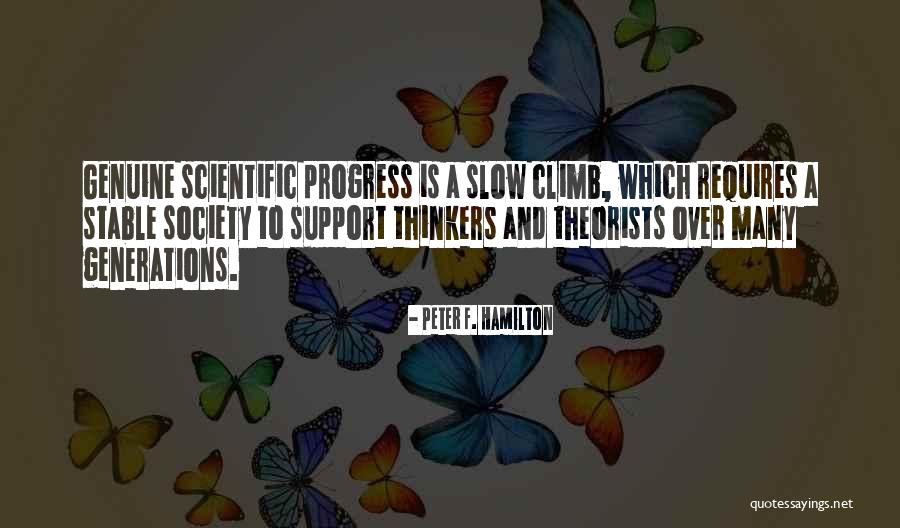 Progress Is Slow Quotes By Peter F. Hamilton