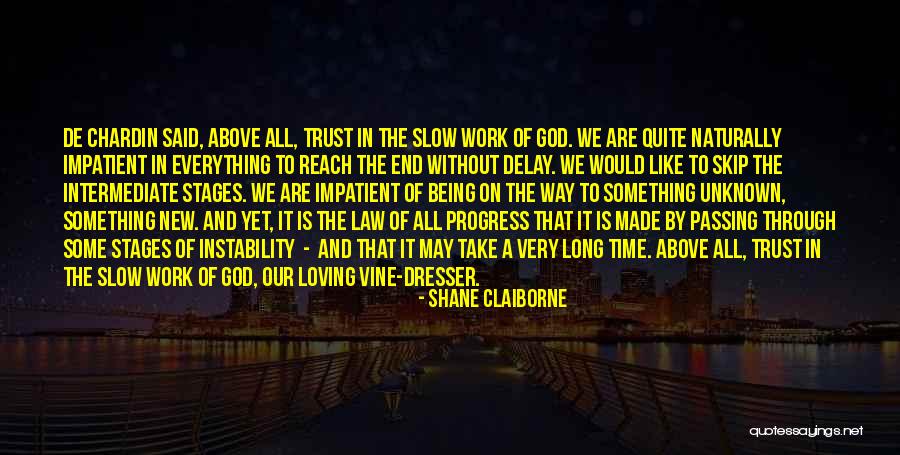 Progress Is Slow Quotes By Shane Claiborne