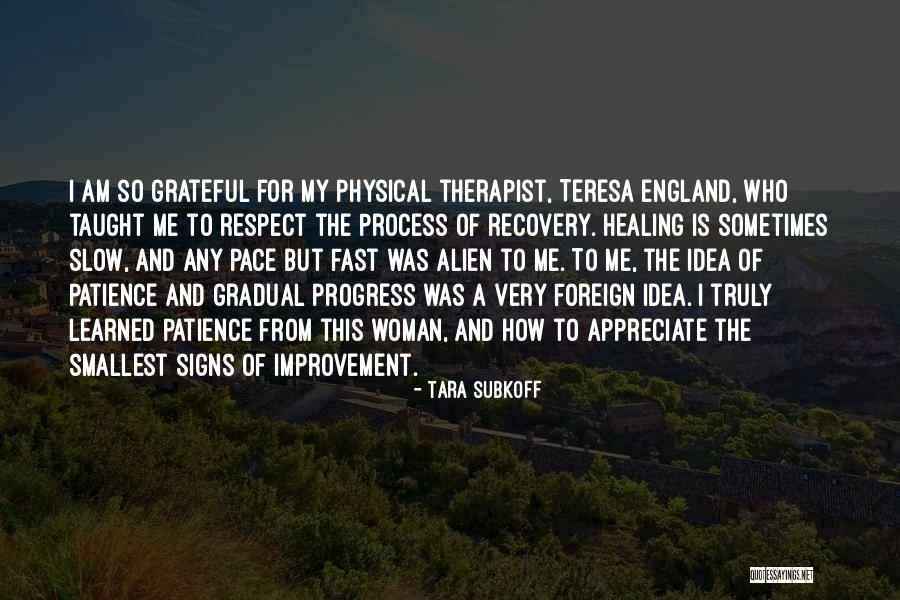 Progress Is Slow Quotes By Tara Subkoff