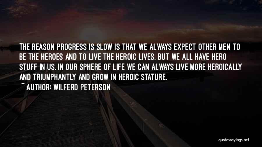 Progress Is Slow Quotes By Wilferd Peterson
