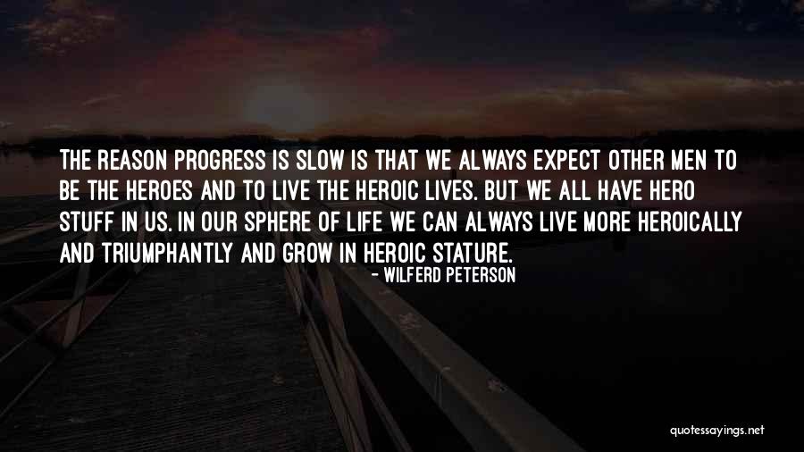 Progress Is Slow Quotes By Wilferd Peterson