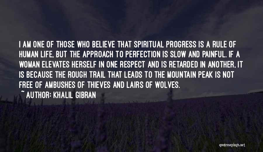 Progress Not Perfection Quotes By Khalil Gibran