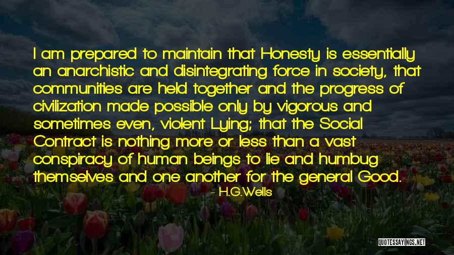 Progress Of Society Quotes By H.G.Wells Progress Of Society Quotes By H.G.Wells