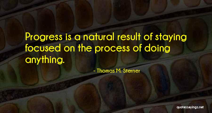 Progress Quotes By Thomas M. Sterner Progress Quotes By Thomas M. Sterner
