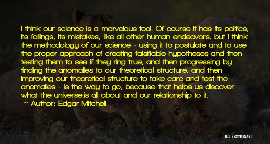 Progressing In A Relationship Quotes By Edgar Mitchell